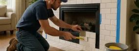 Repairing Cracked Fireplace Tiles Siloam, Uxbridge